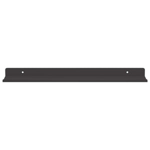 Schwebendes Regal Schwarz 40cm Stahl