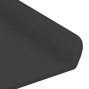 Schwebendes Regal, 4er Set, Schwarz, 40cm