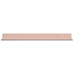 Schwebendes Regal 4er Set Rosa Stahl