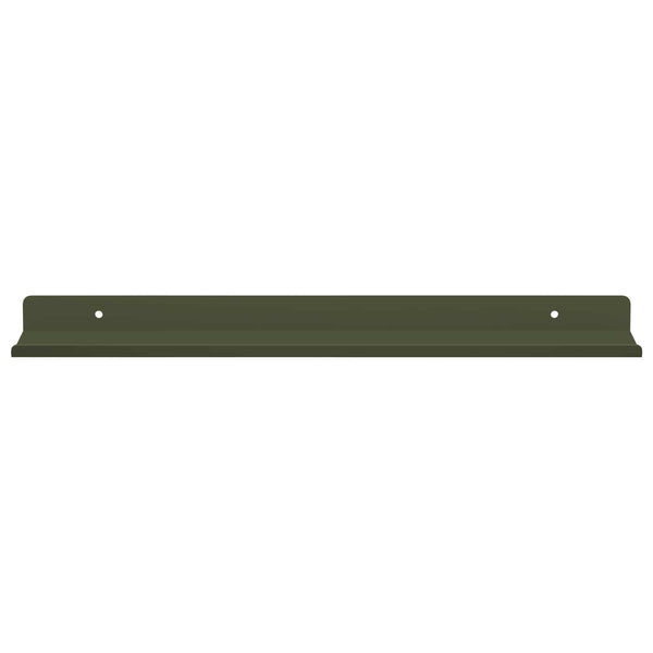 Schwebendes Regal Olive Grün 4er Set