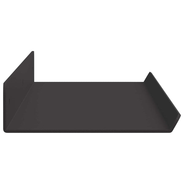 Schwebendes Regal Schwarz 60cm, 2er Set
