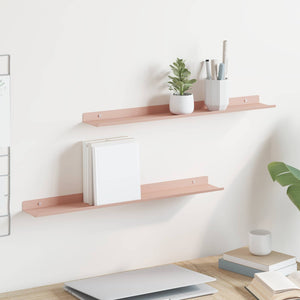Schwebendes Regal Rosa 60cm, 2er Set