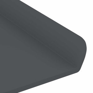 Schwebendes Regal Anthrazit 60cm 2er-Set