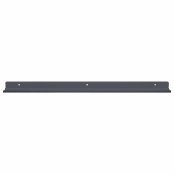 Schwebendes Regal Anthrazit 60cm 2er-Set
