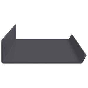 Schwebendes Regal Anthrazit 60cm 2er-Set