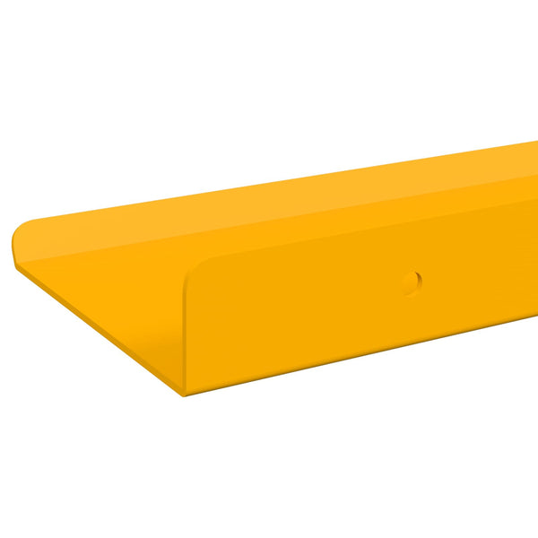 Schwebendes Regal Senfgelb 60cm, 2er Set