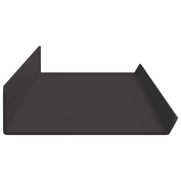 Schwebendes Regal Schwarz 80cm, 2er Set