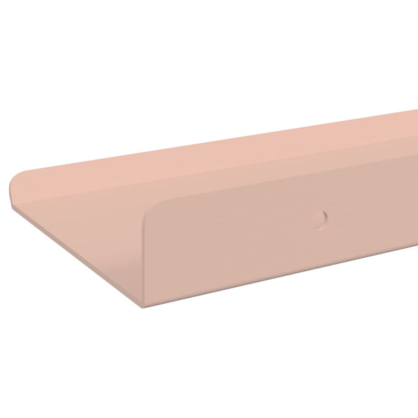Schwebendes Wandregal, 2er Set, Rosa, 80cm