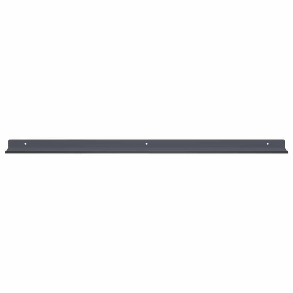 Schwebendes Regal Anthrazit 80cm, 2er-Set