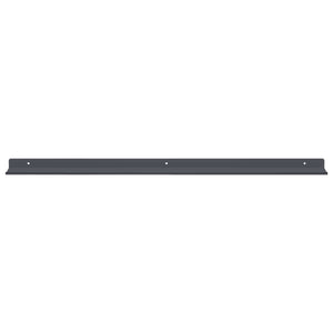 Anthrazit Schwebendes Regal, 4er-Set