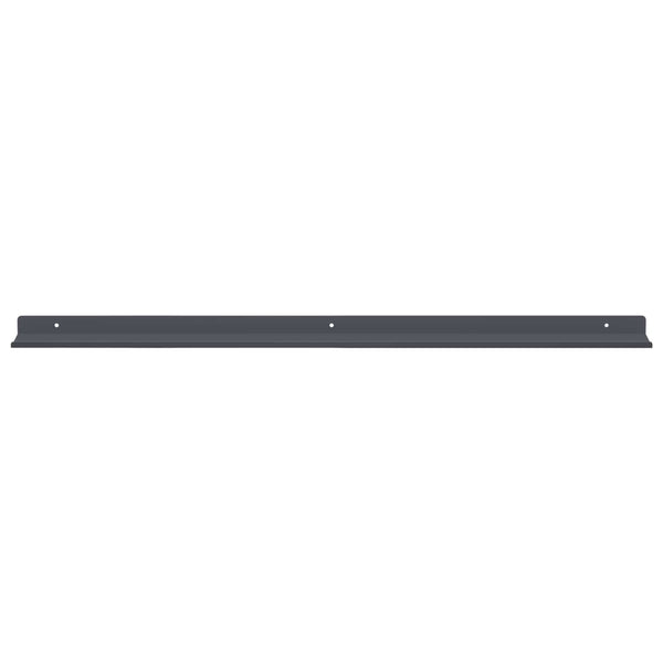 Anthrazit Schwebendes Regal, 4er-Set