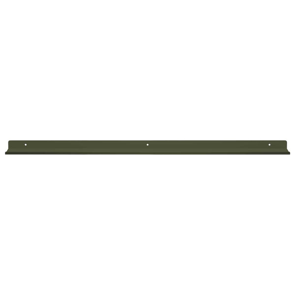 Schwebendes Regal Olive Grün 4er Set