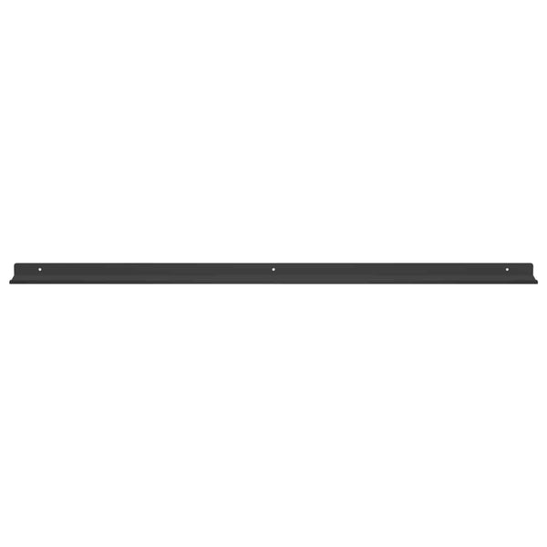 Schwebendes Regal Schwarz 100cm, 2er-Set
