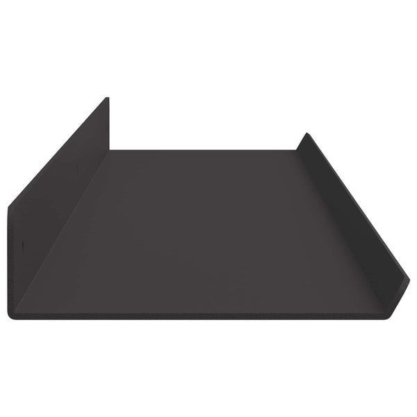 Schwebendes Regal Schwarz 100cm, 4er Set