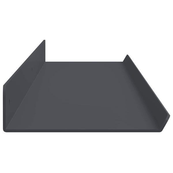 Schwebendes Regal Anthrazit, 4er-Set