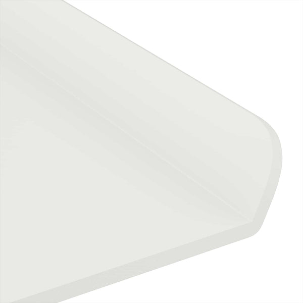 Schwebendes Regal, 2er Set, Weiß, 100cm