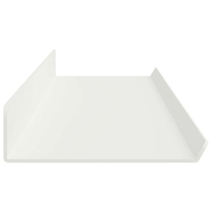 Schwebendes Regal, 2er Set, Weiß, 100cm