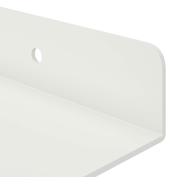 Schwebendes Regal, 4er-Set, Weiß, 100cm