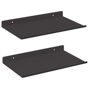 Schwebendes Regal Schwarz 30 cm