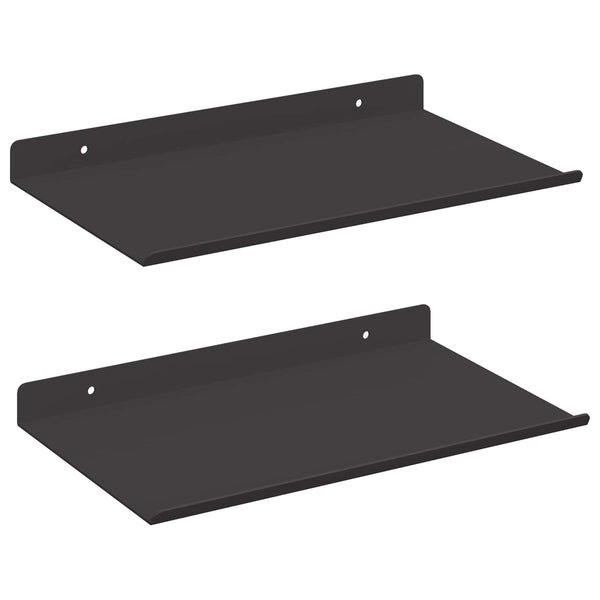 Schwebendes Regal Schwarz 30 cm