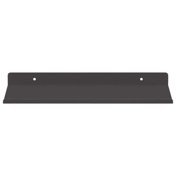 Schwebendes Regal, 4er-Set, Schwarz, 30cm