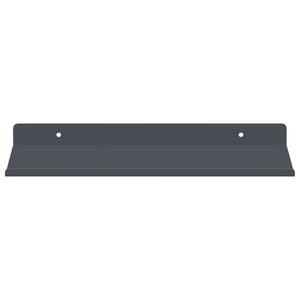 Schwebendes Regal Anthrazit 2er Set