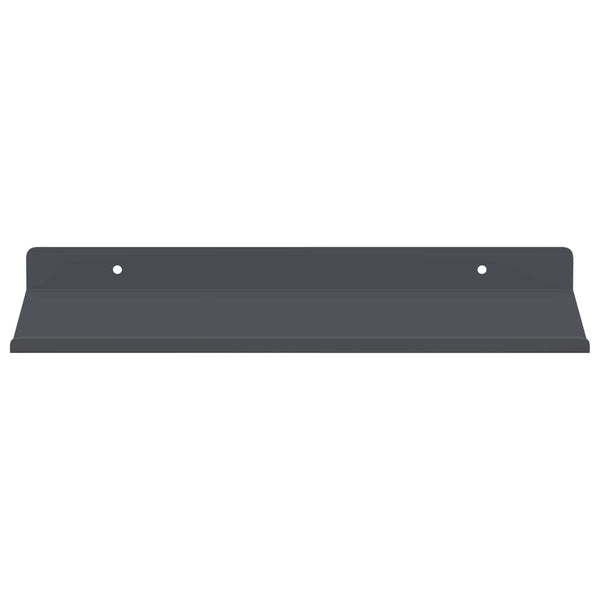 Schwebendes Regal Anthrazit 2er Set