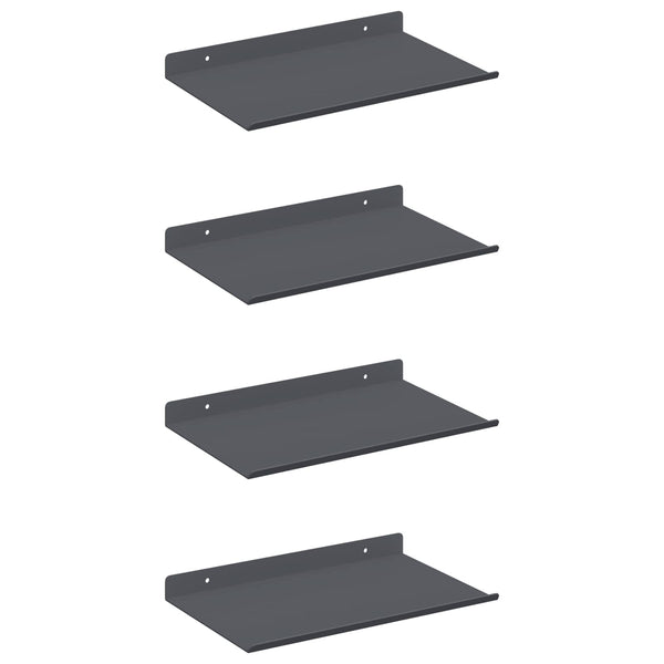 Schwebendes Regal 4er Set Anthrazit