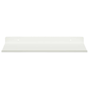 Schwebendes Regal Weiß 30x18 cm, 2er Set