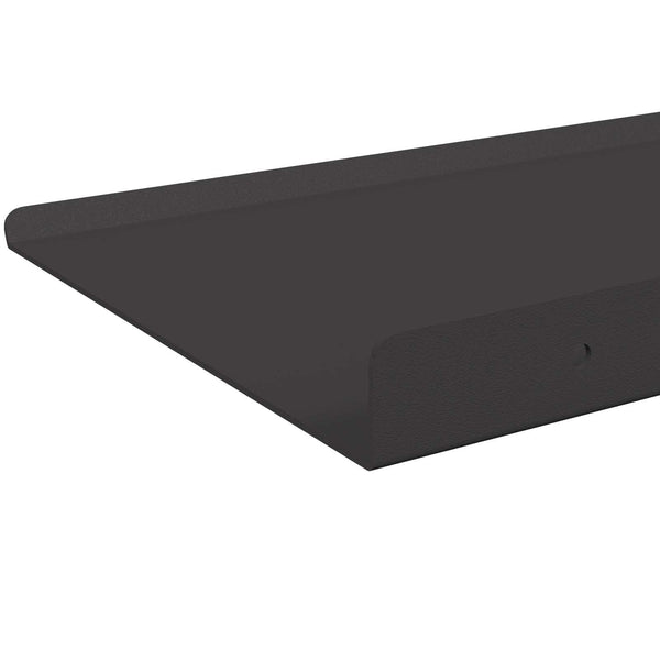 Schwebendes Regal Schwarz 4er-Set