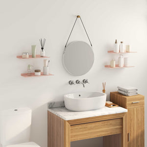 Schwebendes Regal 4er Set Rosa