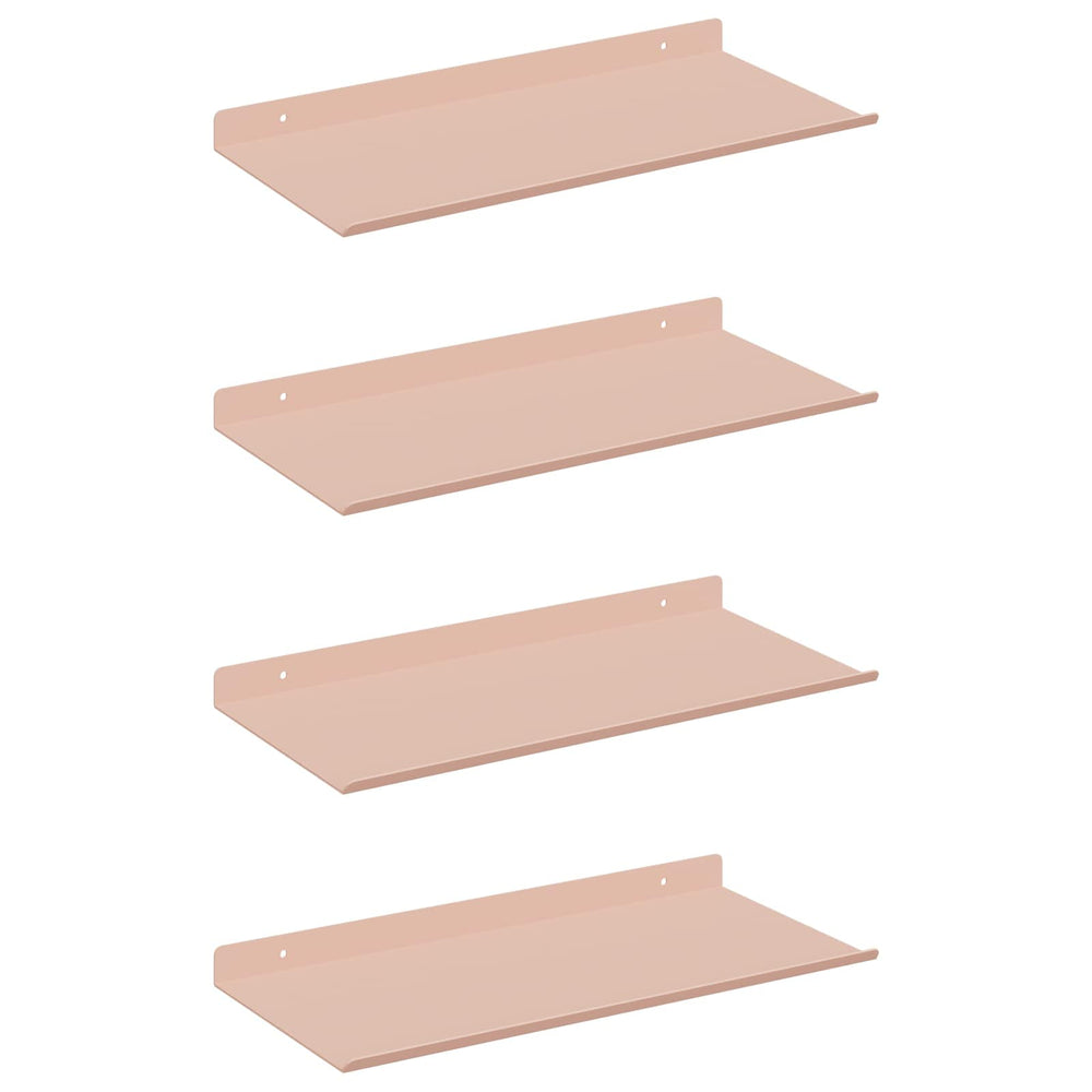 Schwebendes Regal 4er Set Rosa