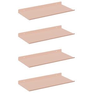 Schwebendes Regal 4er Set Rosa
