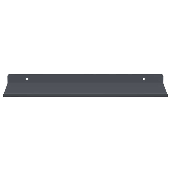 Schwebendes Regal Anthrazit 4er-Set 40cm