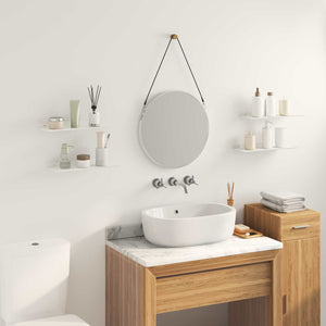 Schwebendes Regal, 4er Set, Weiß, 40cm
