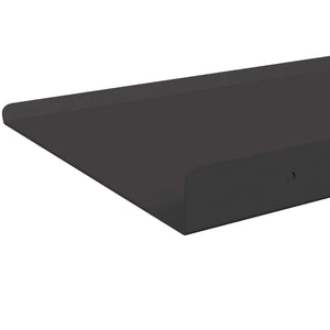 Schwebendes Regal, 4er Set, Schwarz, 60cm