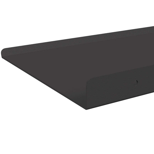 Schwebendes Regal, 4er Set, Schwarz, 60cm