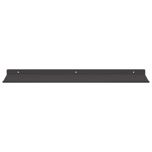 Schwebendes Regal, 4er Set, Schwarz, 60cm