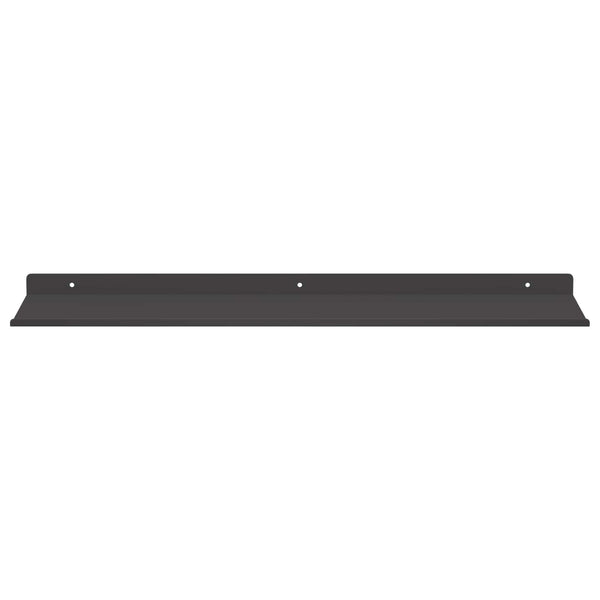 Schwebendes Regal, 4er Set, Schwarz, 60cm