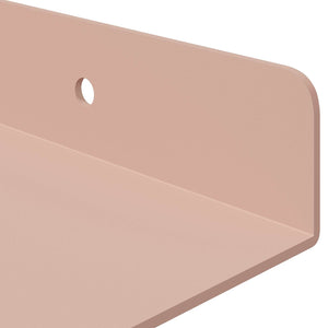 Schwebendes Regal, 4er Set, Rosa, 60cm