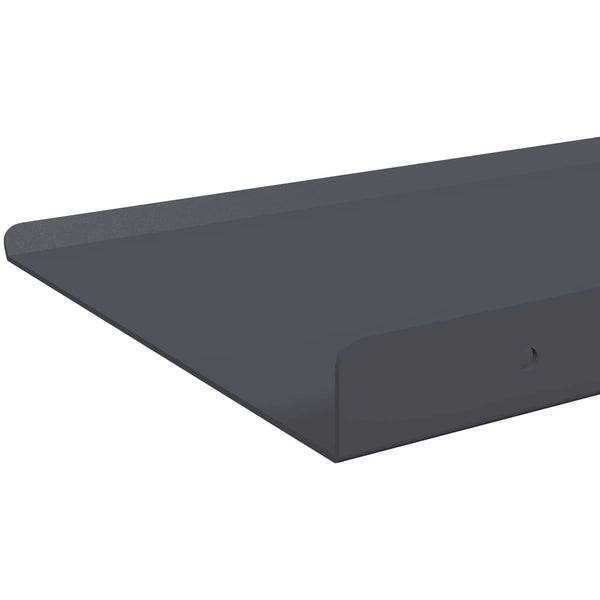 Schwebendes Regal Anthrazit, 4er-Set
