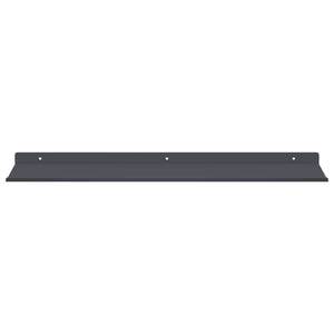 Schwebendes Regal Anthrazit, 4er-Set