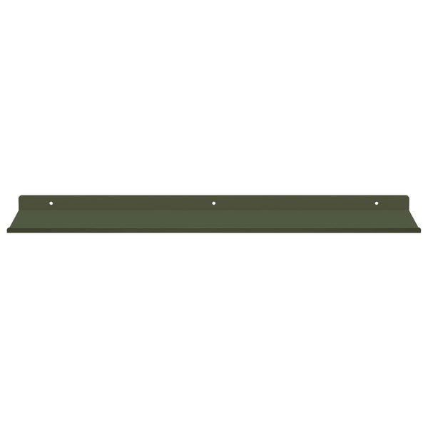 Schwebendes Regal Olive Grün 60cm 2er Set