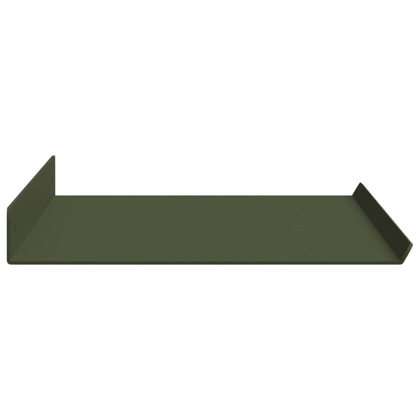 Schwebendes Regal Olive Grün 60cm 2er Set