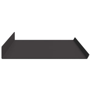 Schwebendes Regal Schwarz 80cm Stahl
