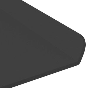 Schwebendes Regal Schwarz 80 cm, 4er-Set