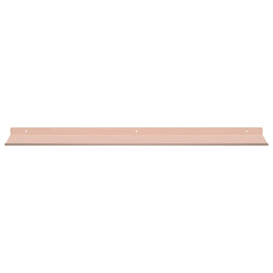 Schwebendes Regal 4er Set Rosa Stahl