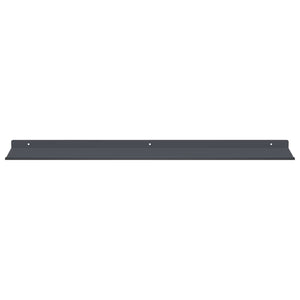 Schwebendes Regal Anthrazit 80cm 2er-Set