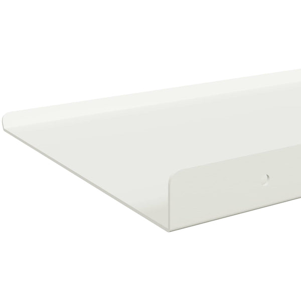 Schwebendes Regal Weiß 80cm 4er Set