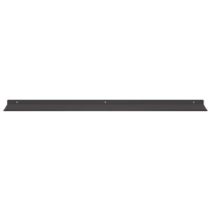Schwebendes Regal Schwarz 100 cm, 2er-Set